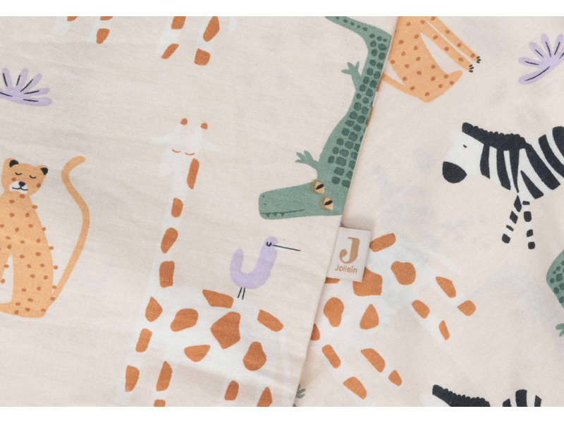 Povlečení 140x100 a 40x60 cm Jungle Jumbo