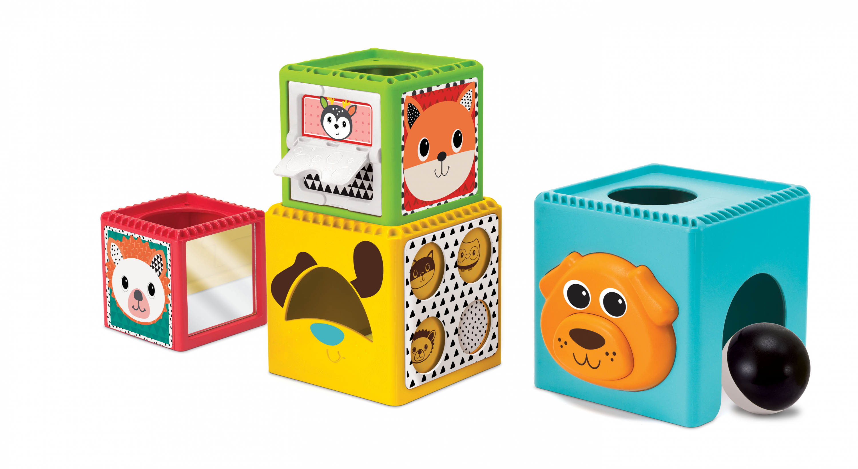 Skládacie kocky Busy Baby Stackers