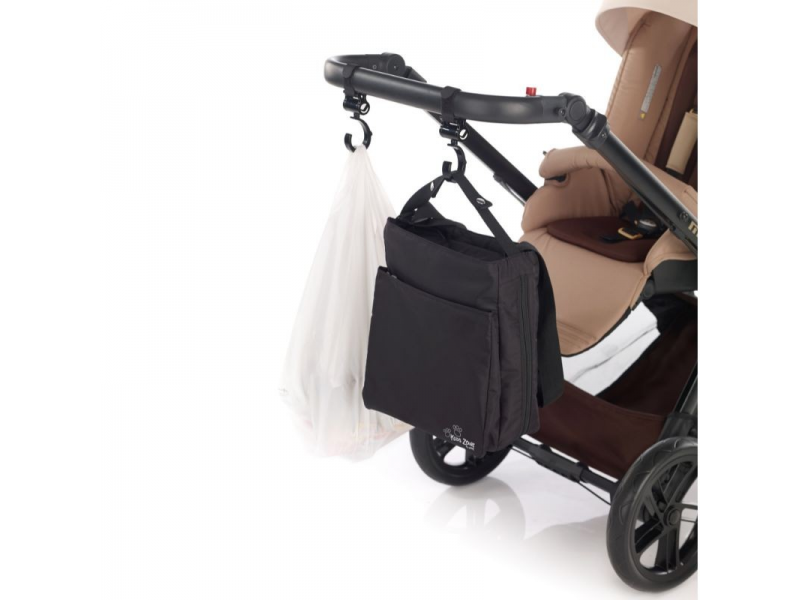 Háčky na kočárek 2 ks Black