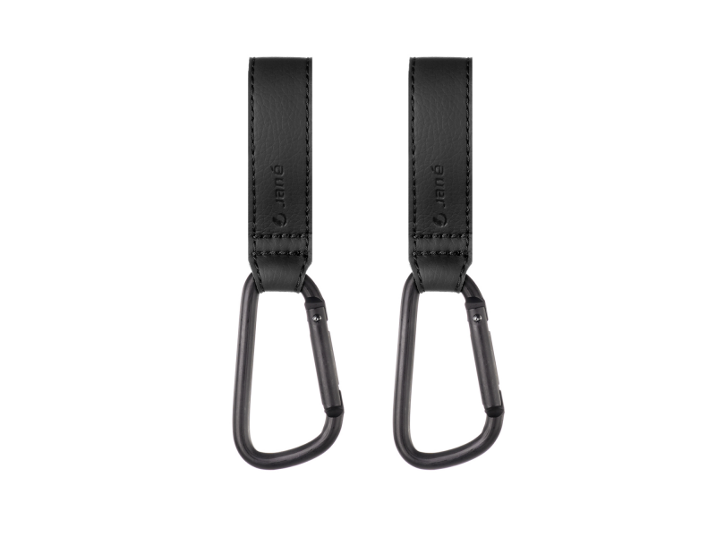 Úchyty na kočárek 2 ks Black