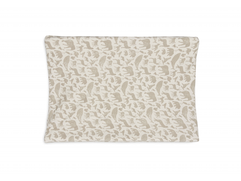 Potah na přebalovací podložku 50x70cm Animals Nougat