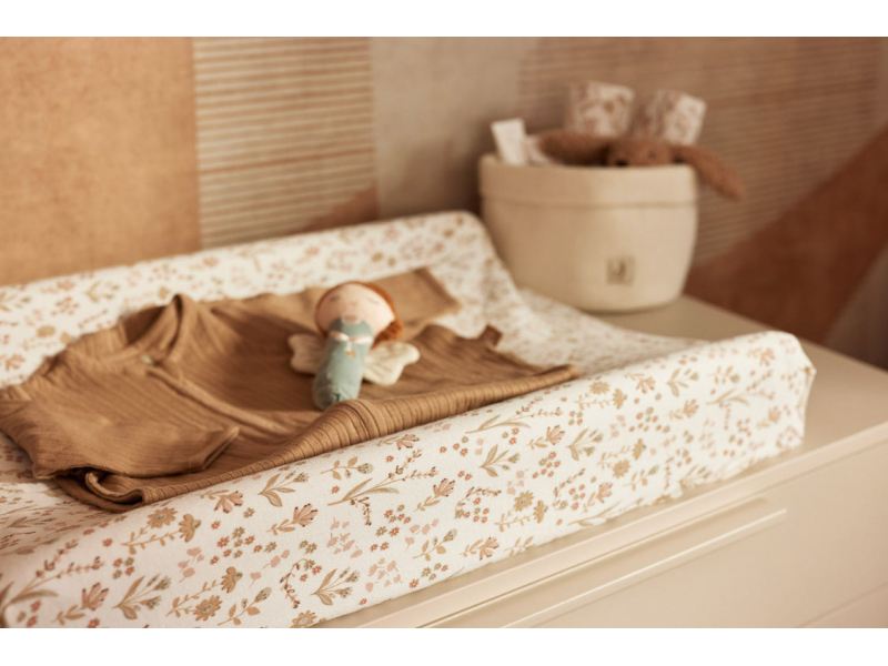 Potah na přebalovací podložku 50x70cm Bloomy