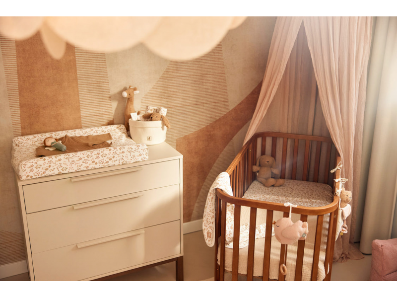 Potah na přebalovací podložku 50x70cm Bloomy