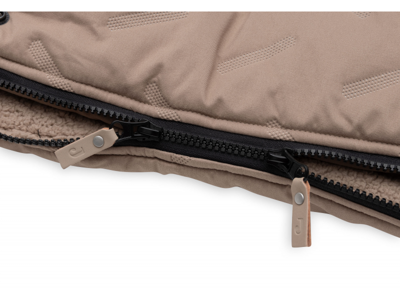 Fusak do kočárku Embossed Milky Coffee