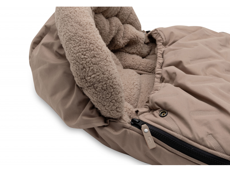 Fusak do kočárku Embossed Milky Coffee