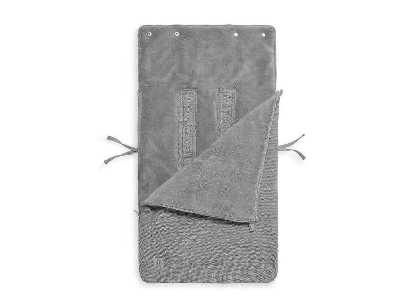 Fusak do autosedačky Basic Knit Stone Grey