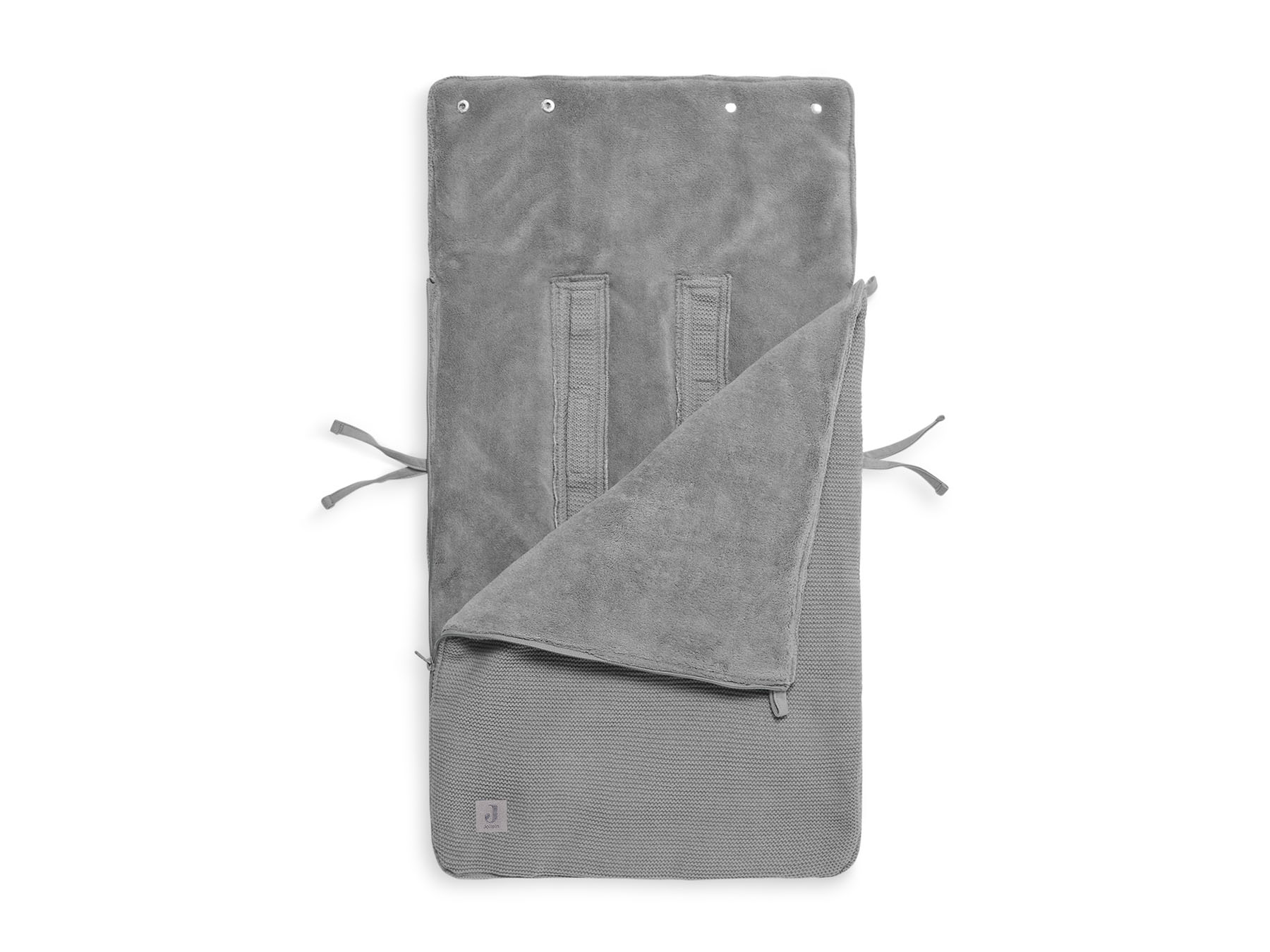 Fusak do autosedačky Basic Knit Stone Grey