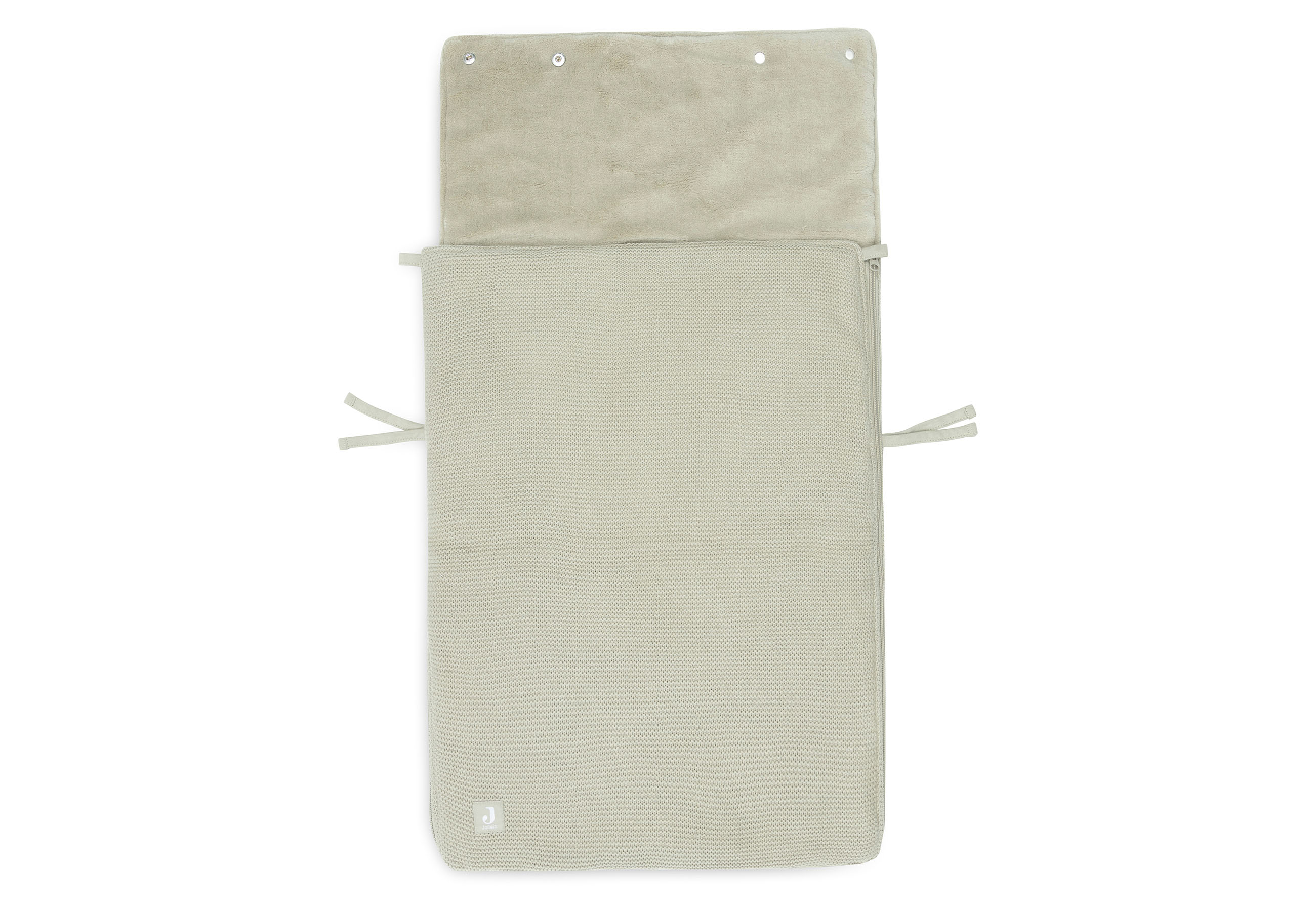 JOLLEIN Fusak do autosedačky Basic Knit Olive Green