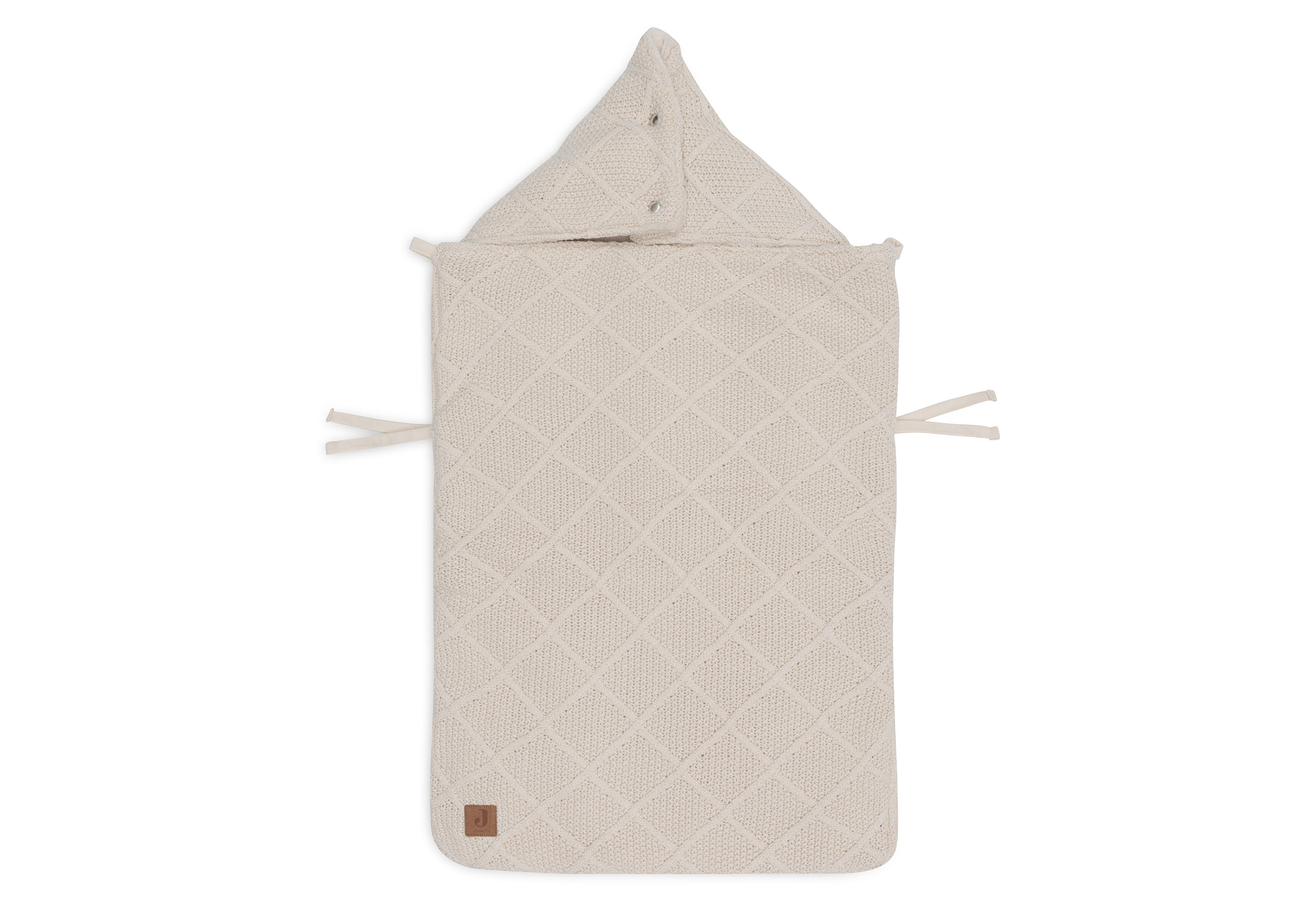 Fusak do autosedačky Check Knit Oatmeal