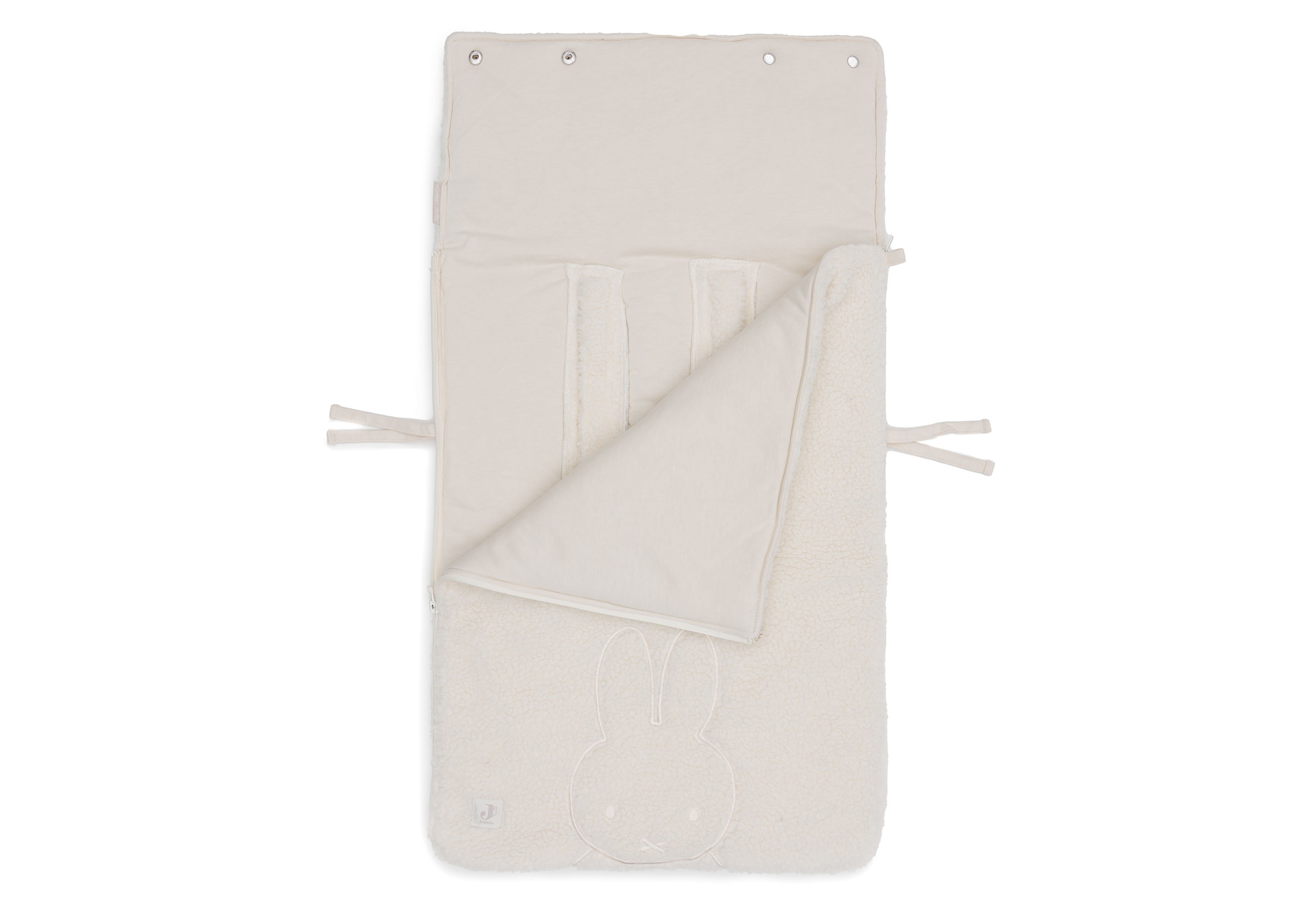 JOLLEIN Fusak do autosedačky Miffy Teddy Oatmeal