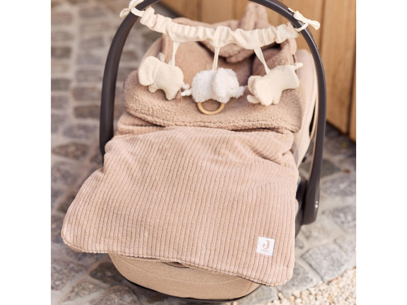 Fusak do autosedačky Cloudy Rib Milky Coffee