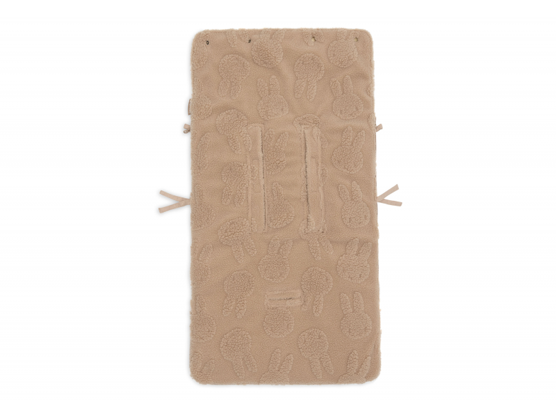 Fusak do autosedačky Miffy Jacquard Teddy Biscuit