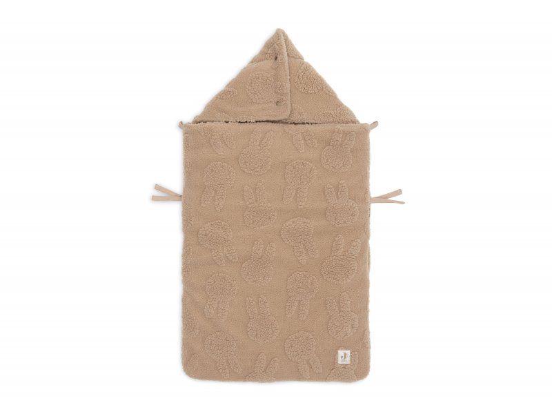 Fusak do autosedačky Miffy Jacquard Teddy Biscuit