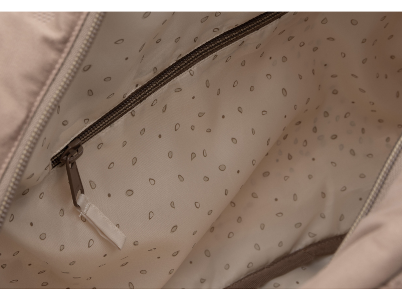 Přebalovací taška Embossed Lily Milky Coffee