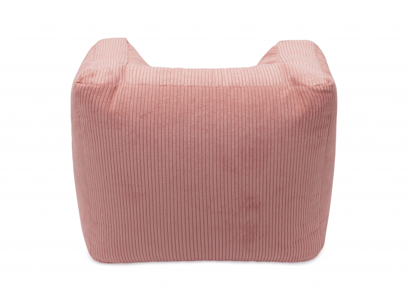 Křeslo dětské Beanbag Corduroy Wild Rose