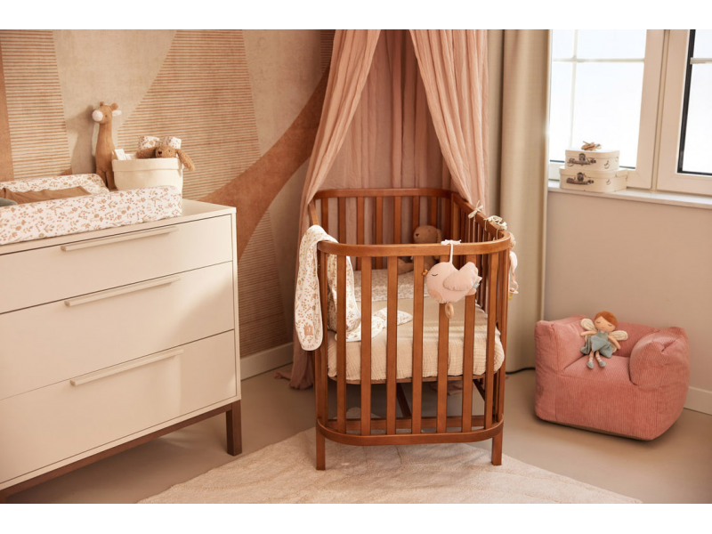 Křeslo dětské Beanbag Corduroy Wild Rose