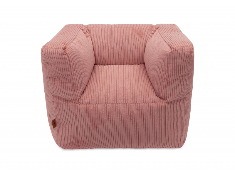 Křeslo dětské Beanbag Corduroy Wild Rose