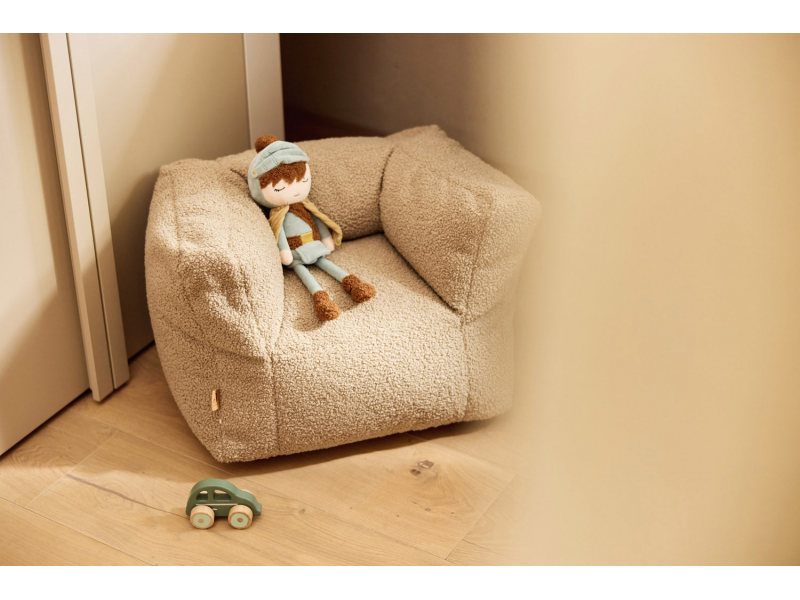 Křeslo dětské Beanbag Teddy Warm Sand
