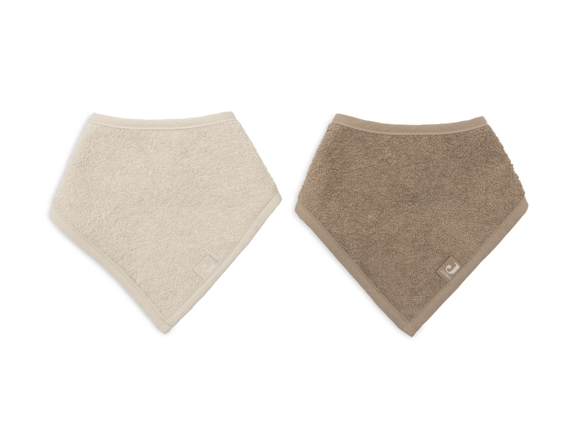 Bryndáček bandana 2ks Sand / Milky Coffee