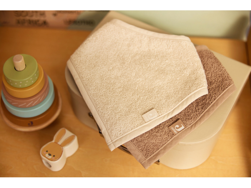 Bryndáček bandana 2ks Sand / Milky Coffee