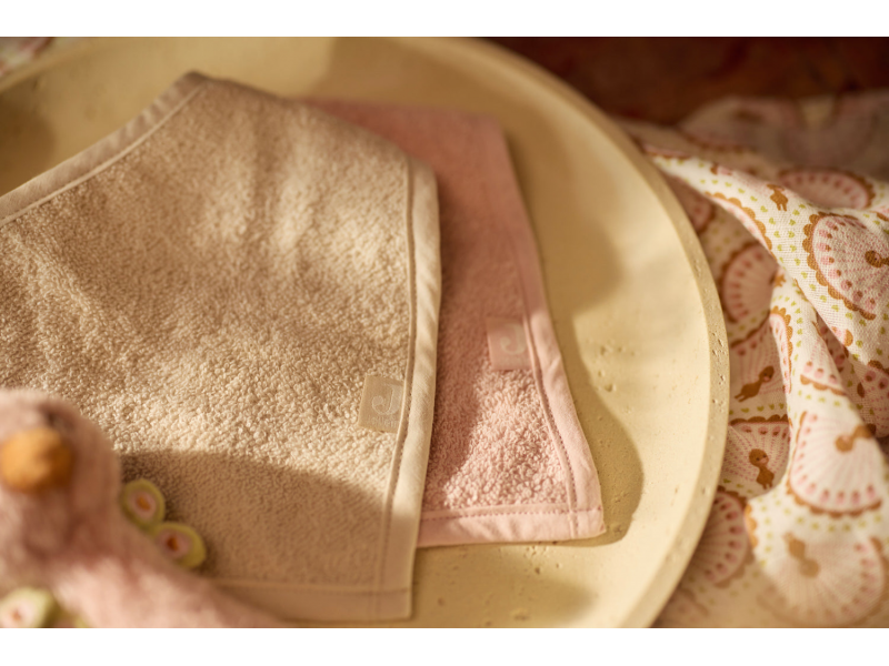 Bryndáček bandana 2ks Silk Rose / Sand