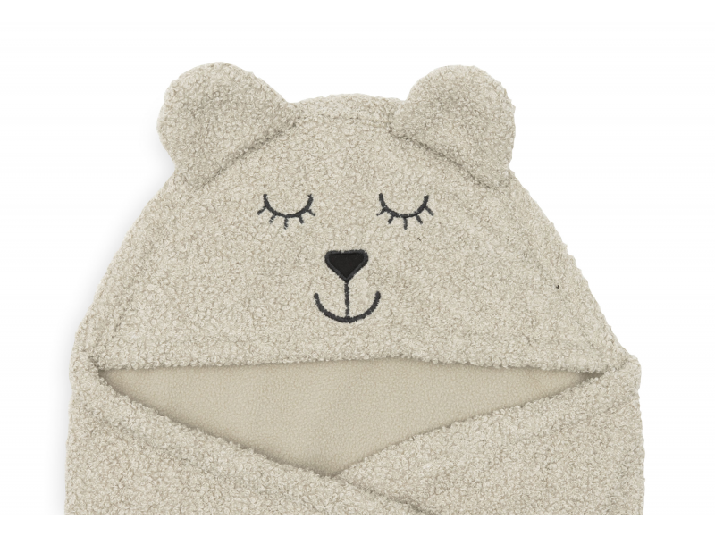 Zavinovačka medvídek Boucle Olive Green