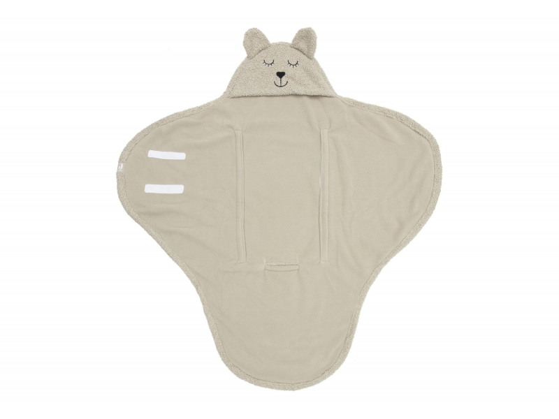 Zavinovačka medvídek Boucle Olive Green