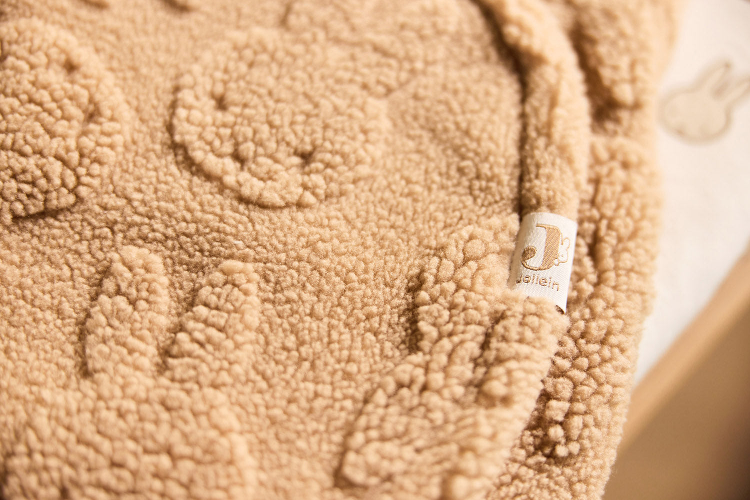 JOLLEIN Zavinovačka Miffy Jacquard Teddy Biscuit