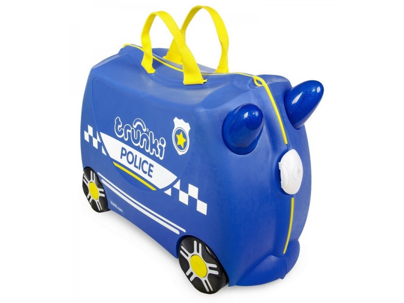 Trunki kufrík + odrážadlo PERCY POLICE CAR