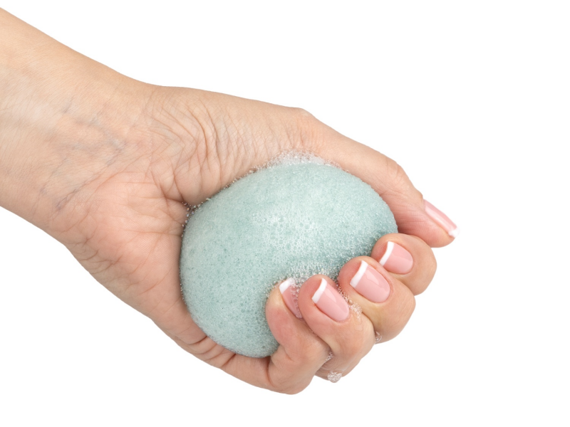 Mycí houba přírodní Konjac 3 ks