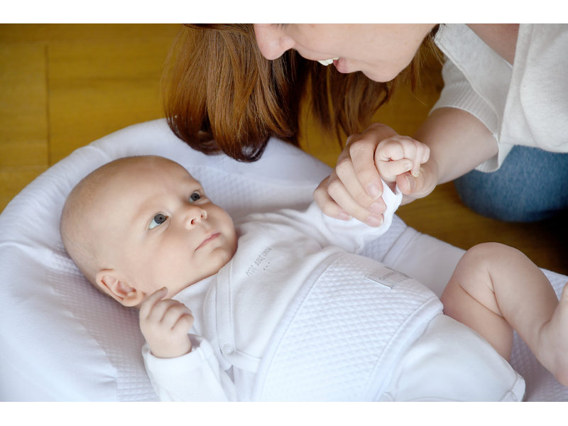 CocoonaBaby podložka + povlak White