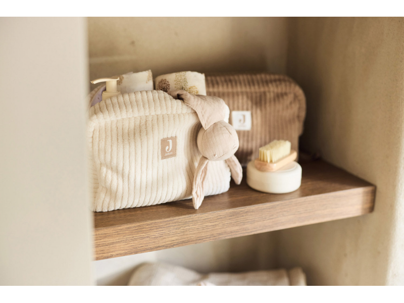 Toaletní taška Cloudy Rib Oatmeal