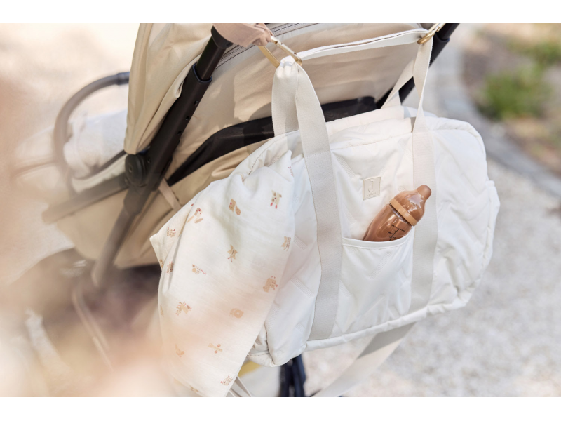 Úchyty na kočárek Milky Coffee