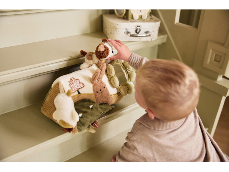 Polštářek trojhranný s aktivitami Tiny Park