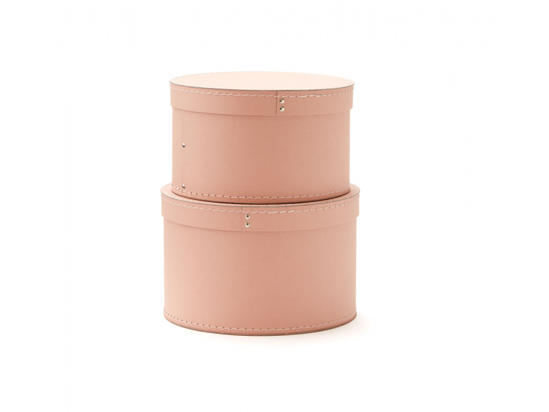 KIDS CONCEPT KRABICE GUĽATÉ 2 KS PINK