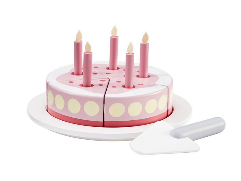 KIDS CONCEPT TORTA DREVENÁ PINK BISTRO