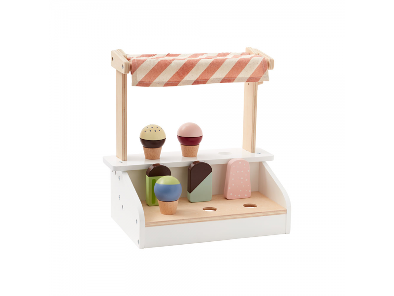 KIDS CONCEPT STOJAN SO ZMRZLINOU A NANUKMI DREVENÝ BISTRO