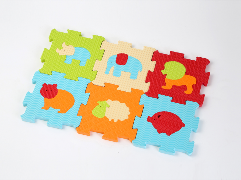 LUDI puzzle penové 46,5x31,5 cm zvieratká