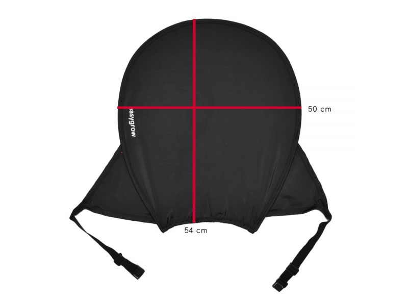 Sluneční stříška univerzální Black