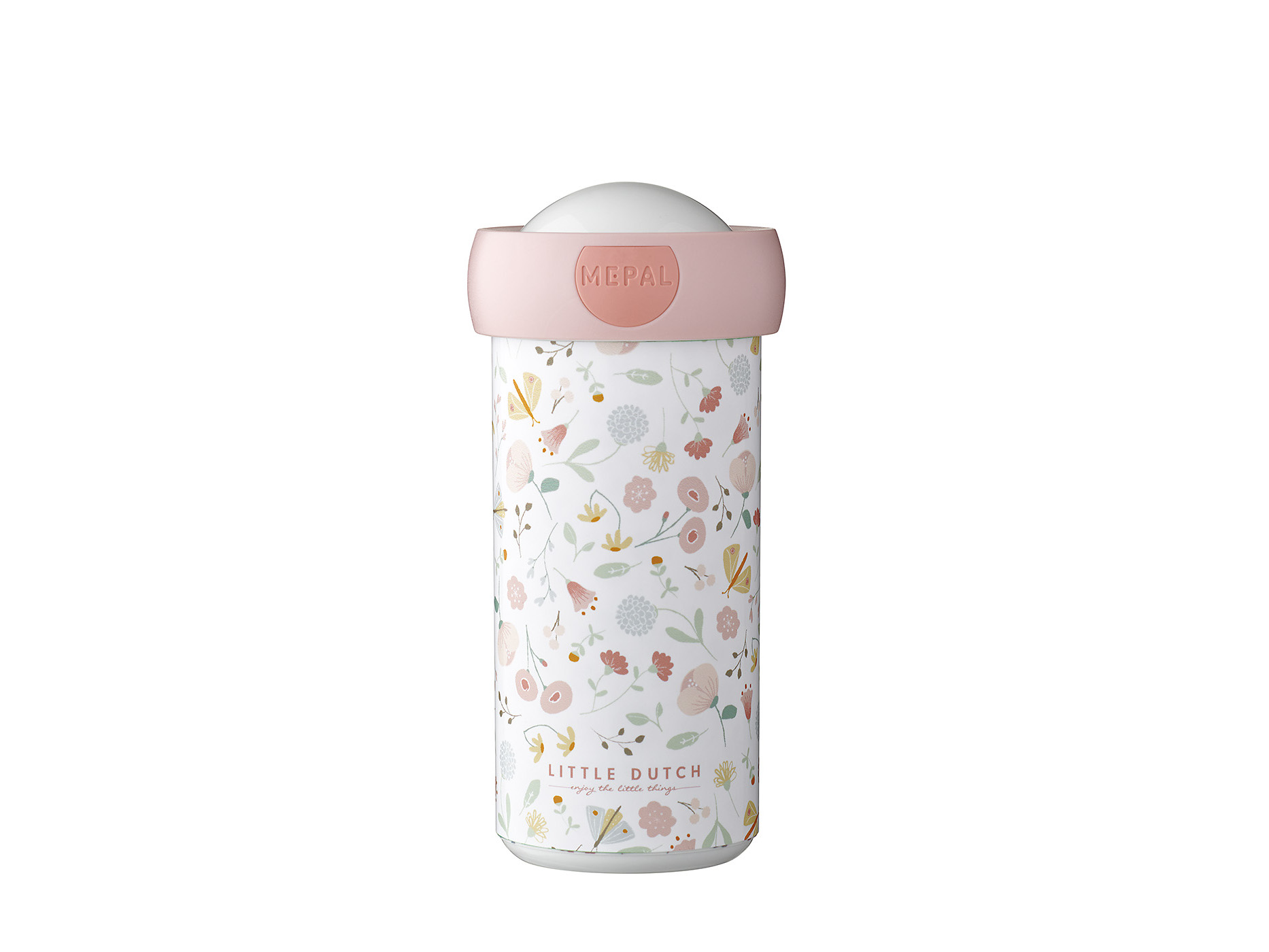 Láhev na pití 300 ml Květiny a motýli