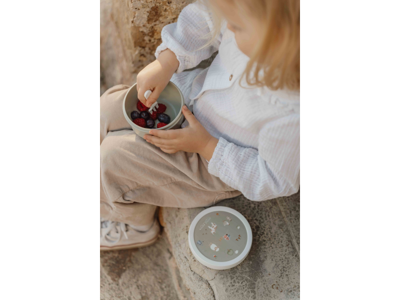 Box na ovoce s vidličkou Farma