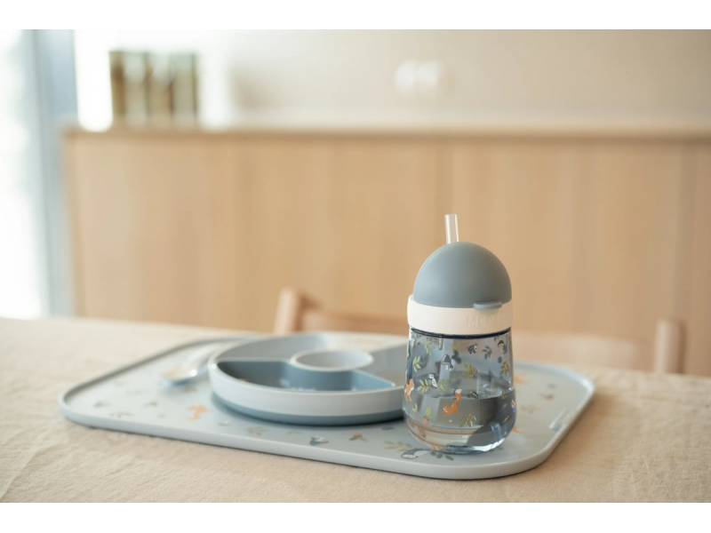 Hrnek s brčkem 300 ml 9m+ Forest Friends