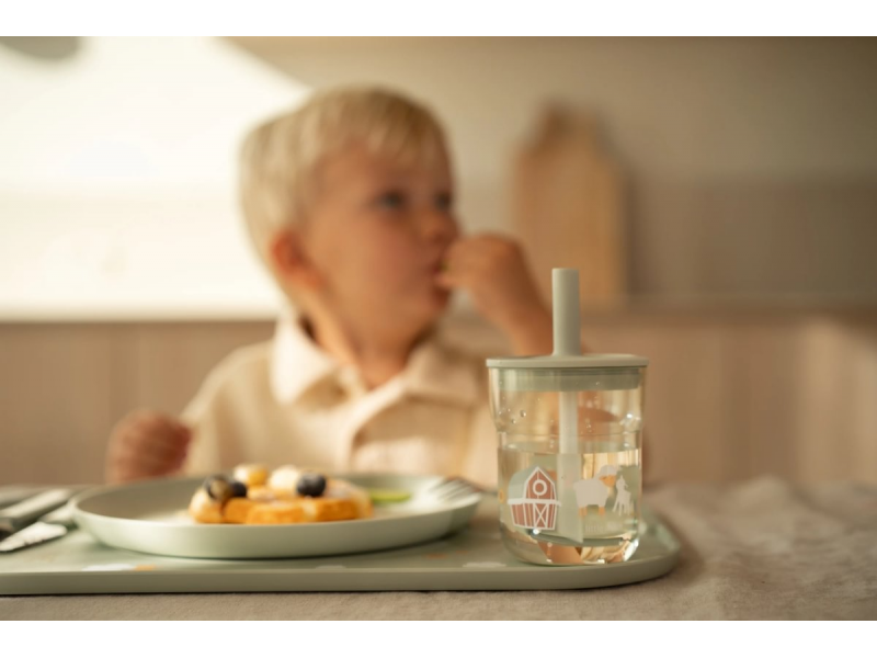 Kelímek s brčkem 250 ml Farma