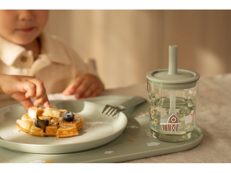 Kelímek s brčkem 250 ml Farma