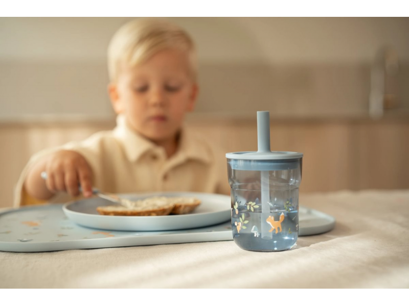 Kelímek s brčkem 250 ml Forest Friends