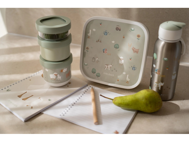 Kelímky na svačinu stohovací 3 ks Farma