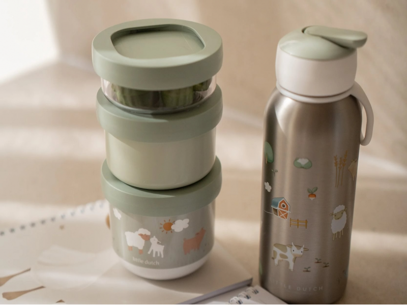 Kelímky na svačinu stohovací 3 ks Farma