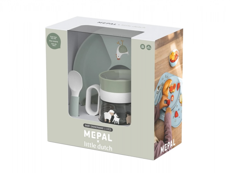 Dětská jídelní sada 3-dílná Farma