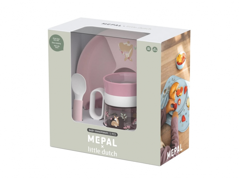 Dětská jídelní sada 3-dílná Fairy Garden