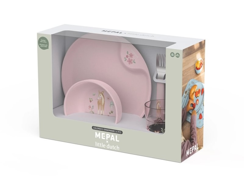 Dětská jídelní sada 6-dílná Fairy Garden